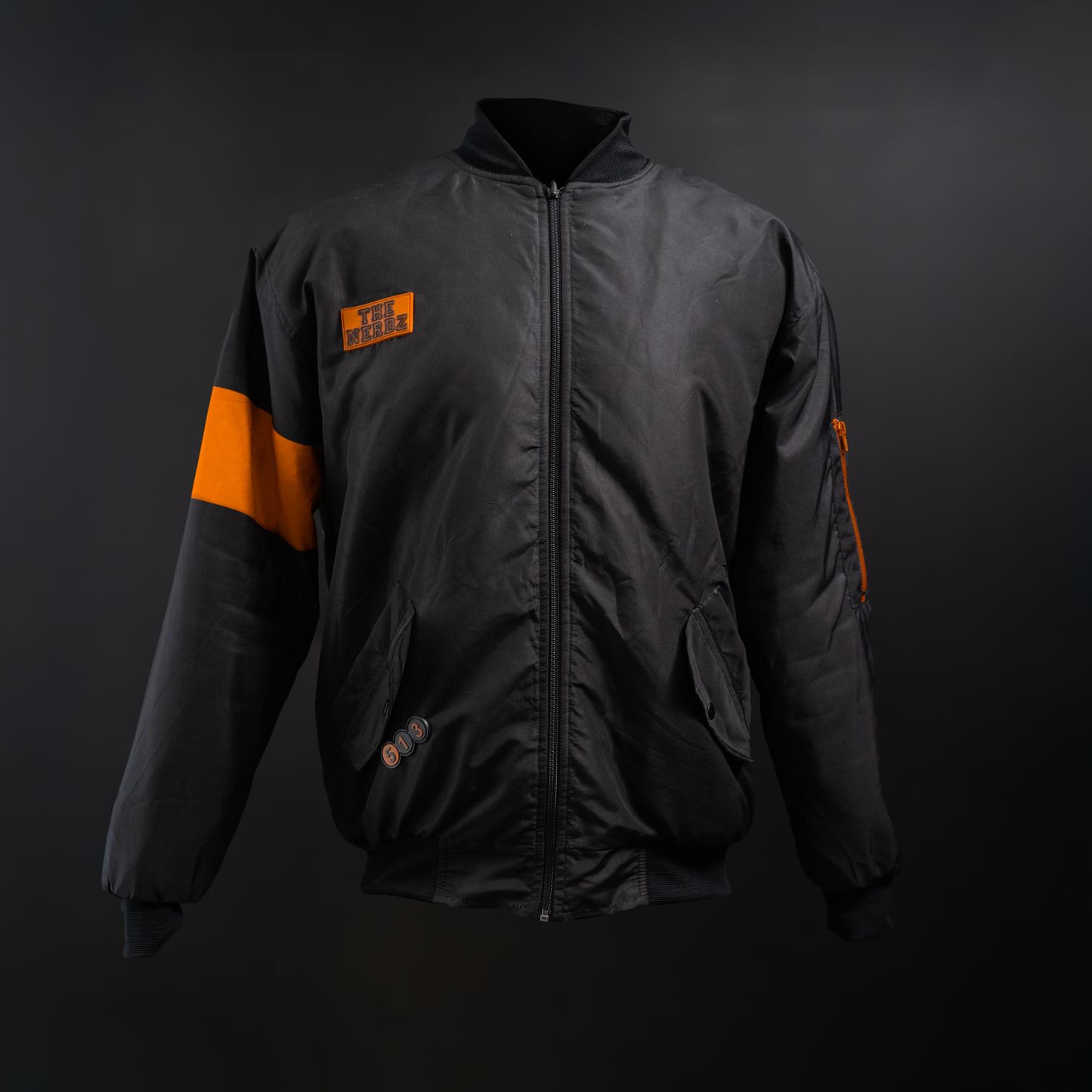 The "Statue Collection" Reversible Jacket (Black and Orange)