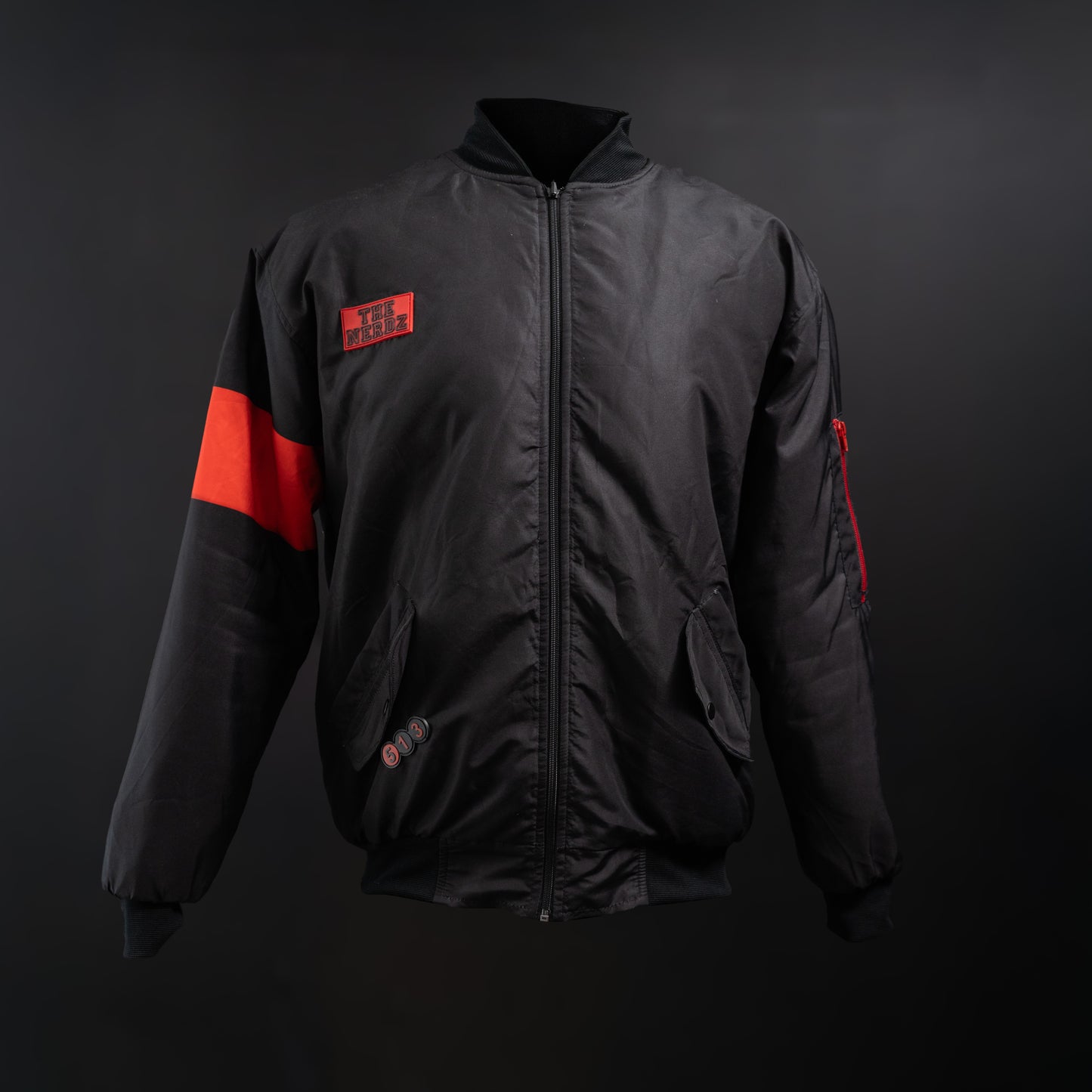 The "Statue Collection" Reversible Jacket (Black and Red)