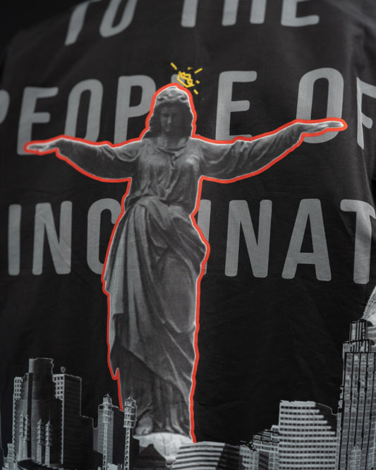 The "Statue Collection" Reversible Jacket (Black and Red)