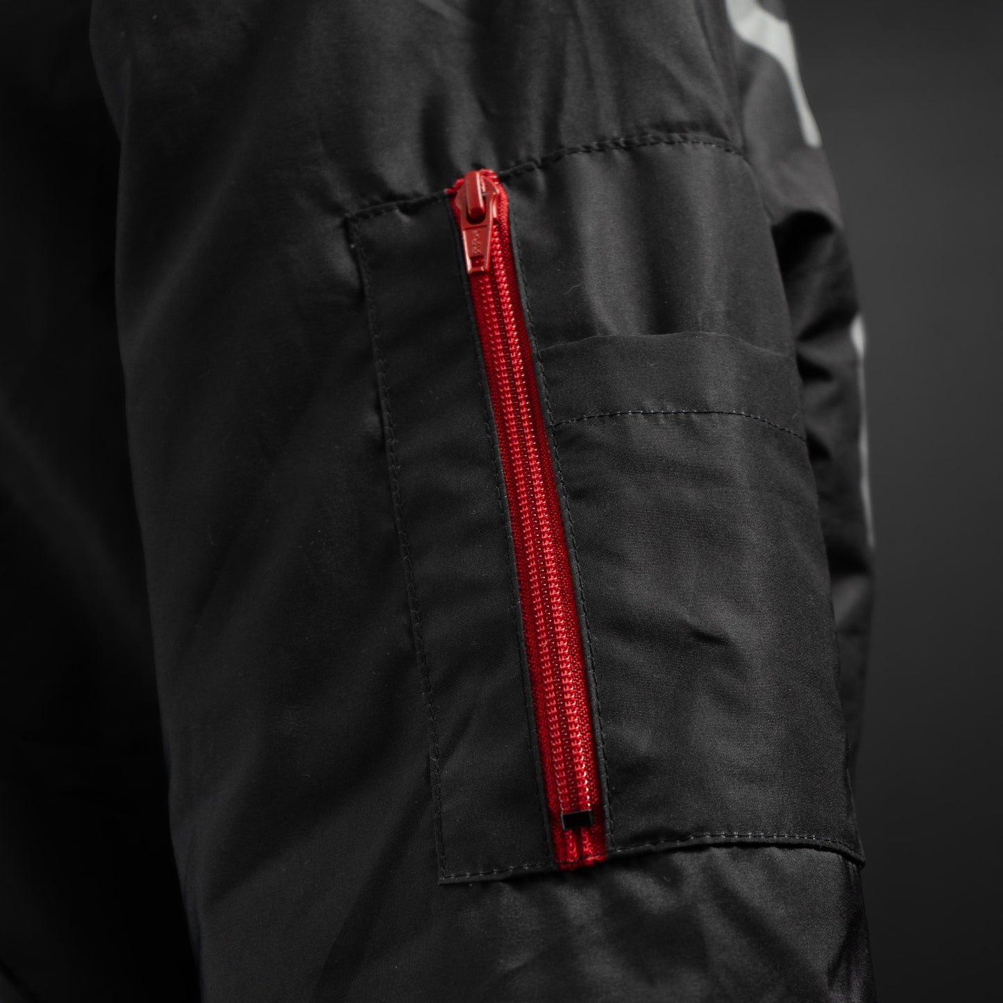 The "Statue Collection" Reversible Jacket (Black and Red)