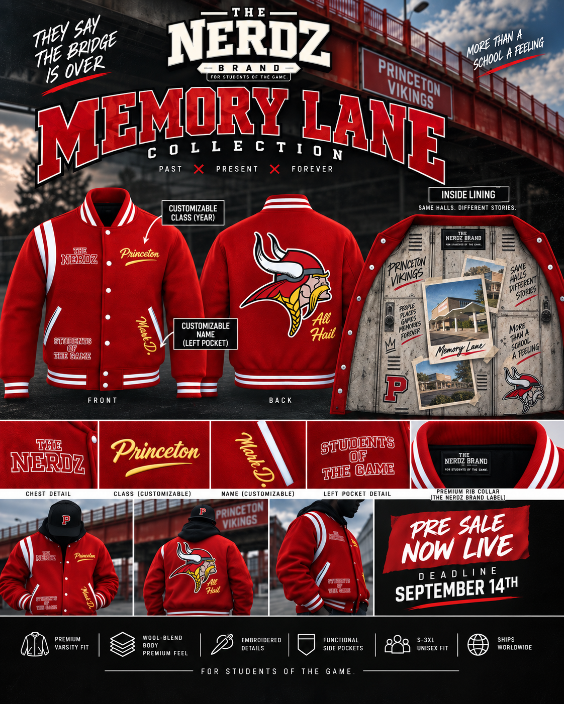 Memory Lane Collection Varsity Jacket