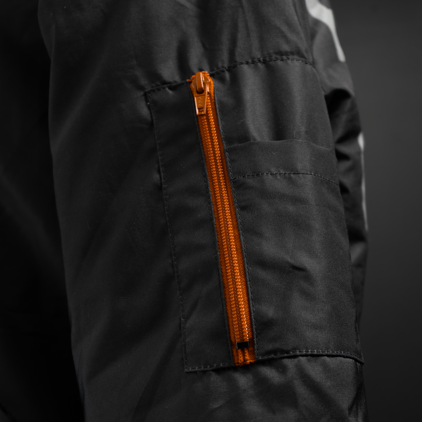 The "Statue Collection" Reversible Jacket (Black and Orange)